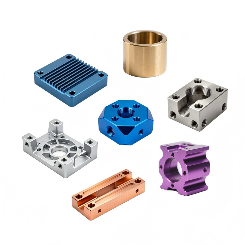 anodized aluminum machined parts Anodized aluminum CNC machined parts with various colors and corrosion resistance