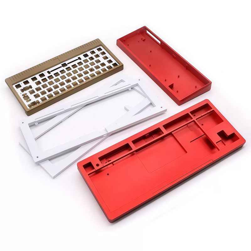 bead blasted matte finish parts Bead blasted aluminum parts with uniform matte surface finish