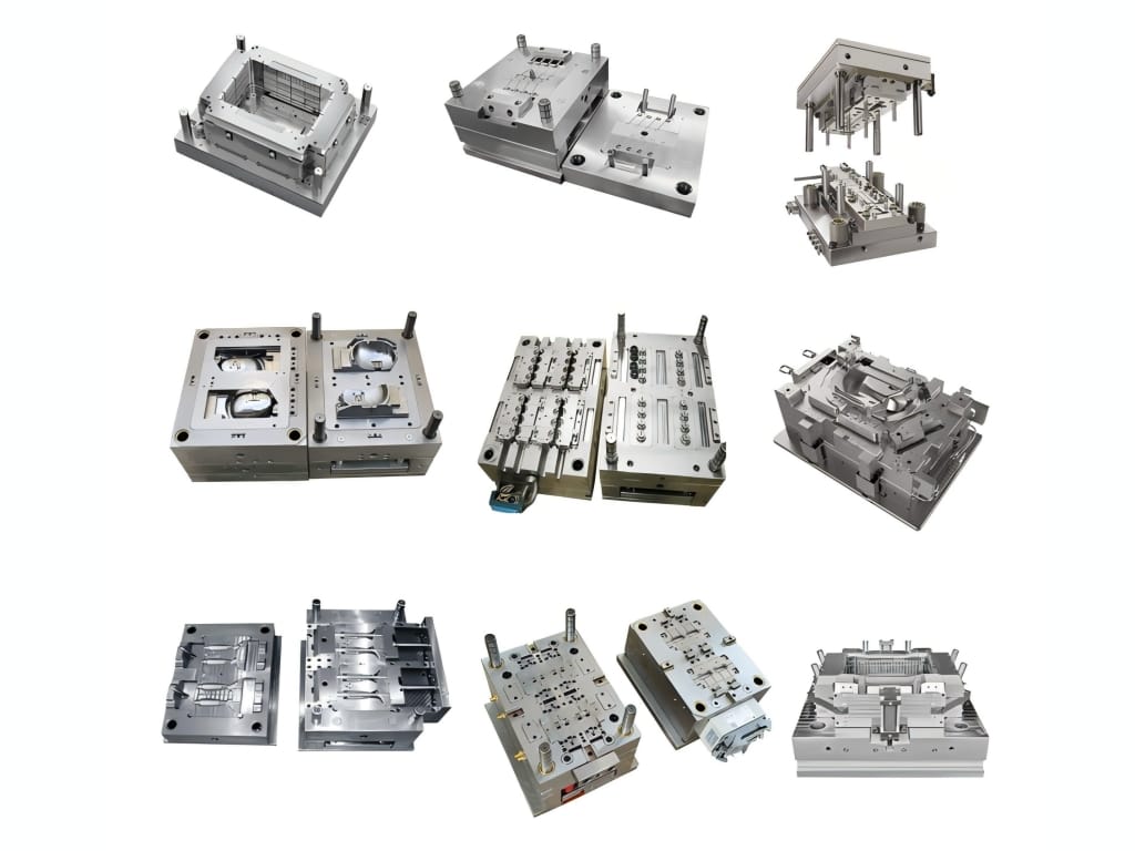 precision mold components Custom precision mold components, core pins, inserts, and sliders manufactured by EDM and grinding.
