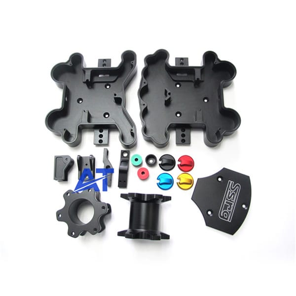 Anodized aluminum CNC machined parts with various colors and corrosion resistance