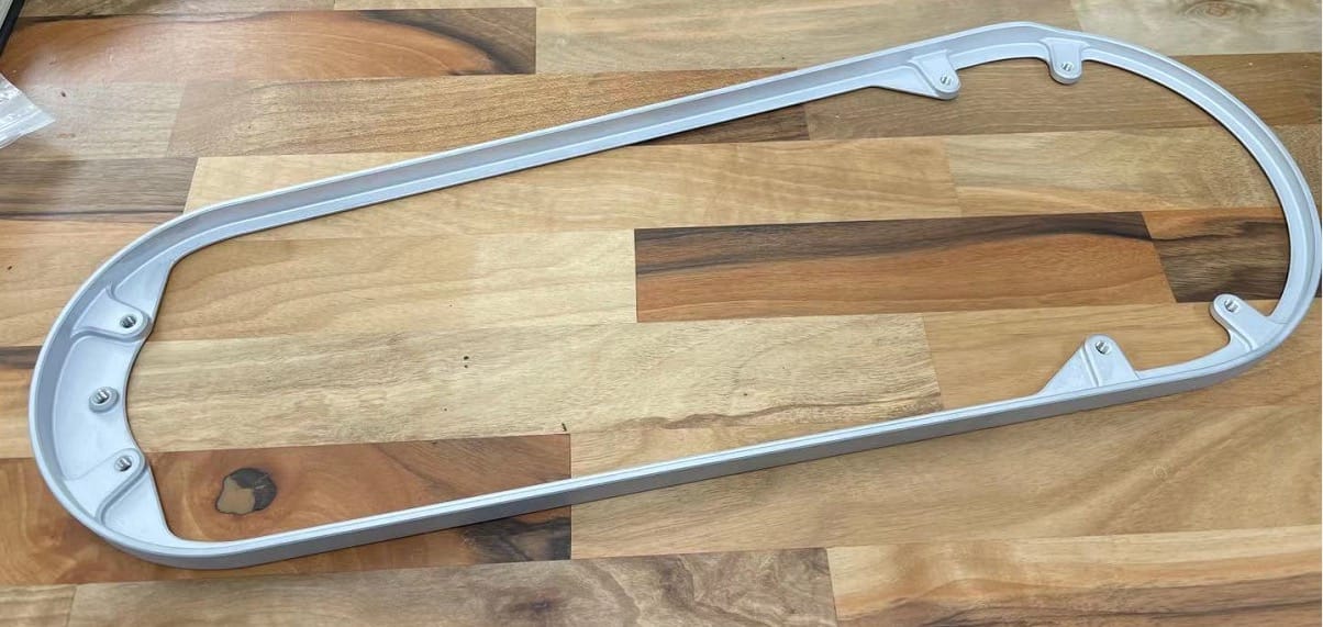Aluminum frame fabrication using tube bending CNC machining and welding