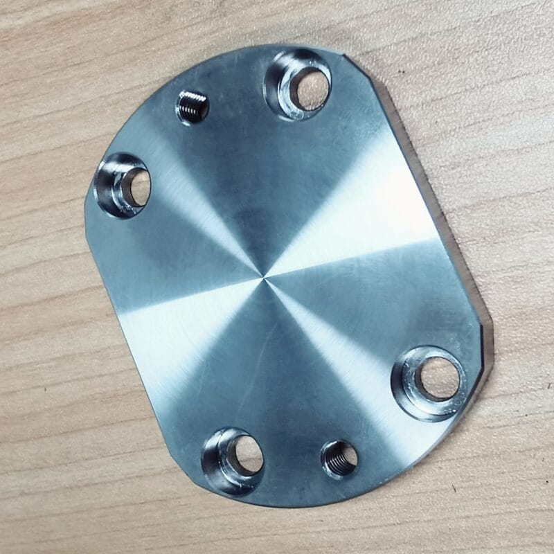 Precision CNC machining case study: SS304 cylinder cover plate after process optimization — CNC turning and finishing