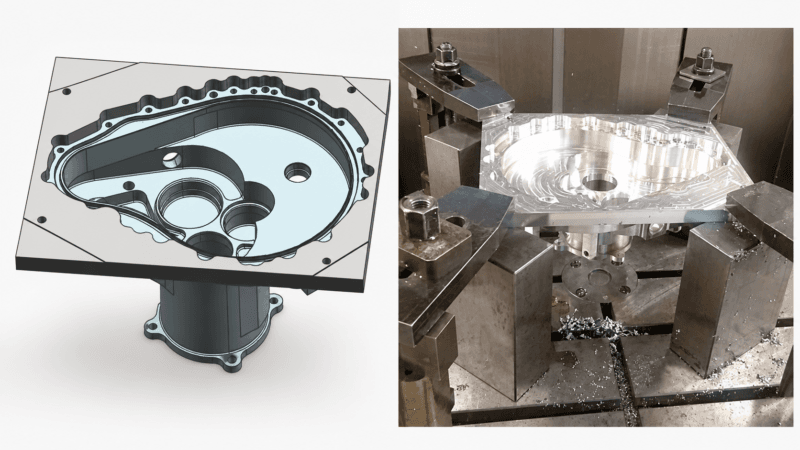 Precision CNC machining case study: complex gearbox housing — fixturing and stress-controlled CNC machining with SS304