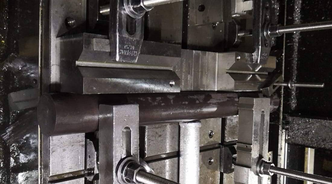 Production process for stainless steel shaft machining in SS316
