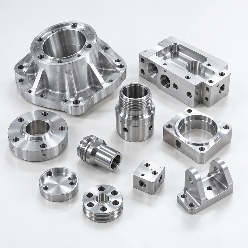 Aluminum alloy parts within CNC Turning services
