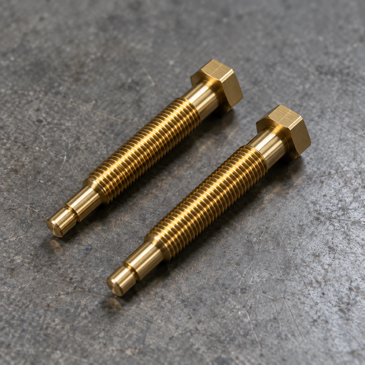 Swiss CNC turned precision brass parts