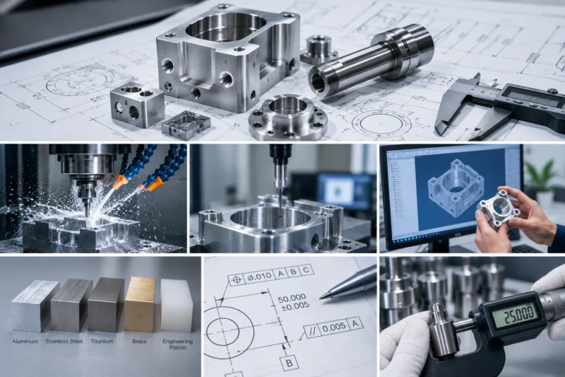 Tight tolerance CNC machining process inspection and measurement overview