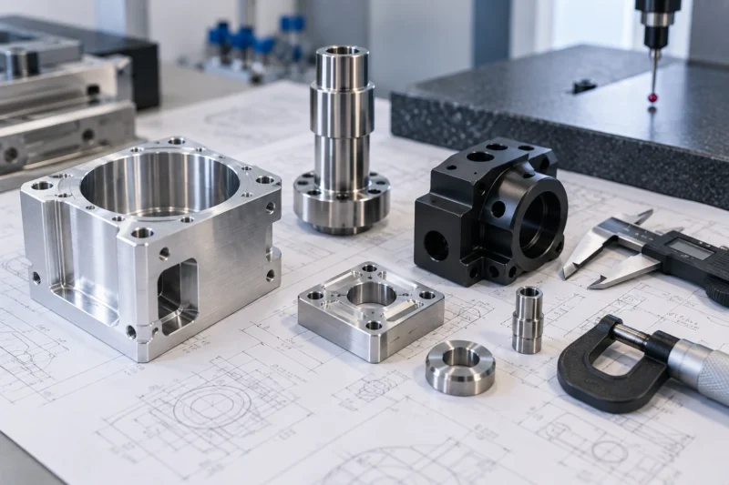 Tight tolerance CNC machining precision parts with inspection tools