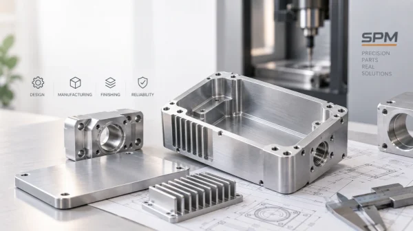 CNC machined aluminum housings for precision enclosure DFM